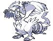 Sprite animado de Reshiram de Pokémon Black/White